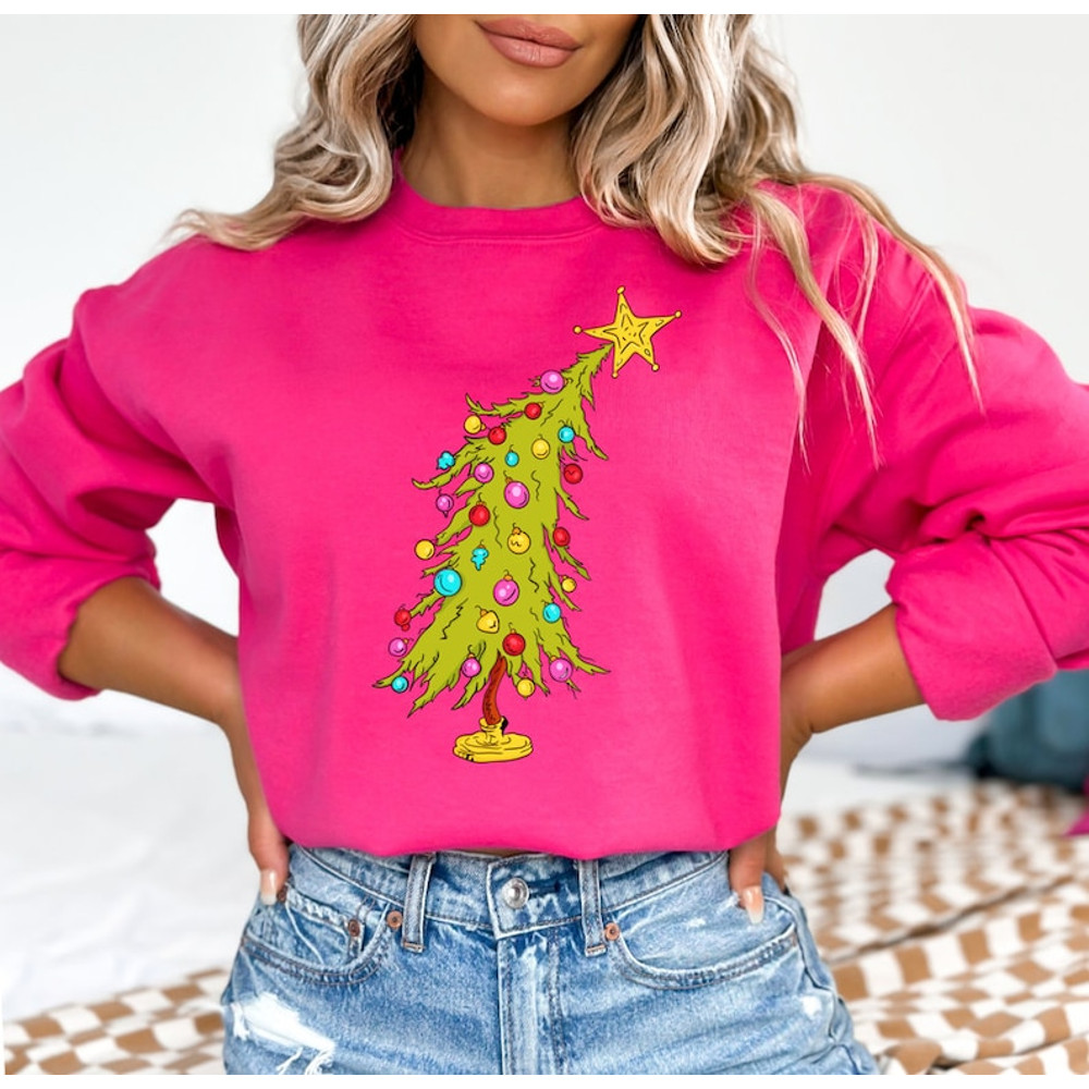 Christmas Tree - Trendy Christmas Tree, Sweatshirt, Christmas, Holidays, Gifts, Christmas Sweatshirt, Holiday Sweatshirt.png