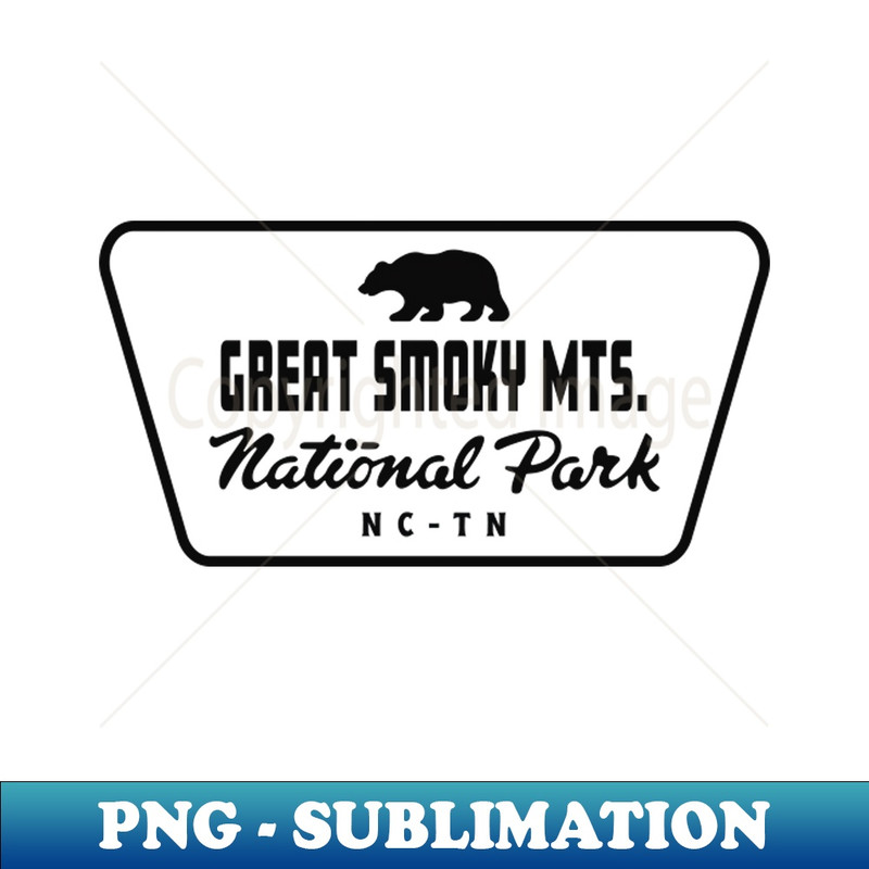 NZ-20231107-2751_Great Smoky Mountains National Park Bear Badge - Black 7567.jpg