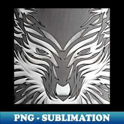 Wolf face digital sketch artwork - Unique Sublimation PNG Download - Unleash Your Creativity