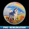 QU-20231107-7573_Siberian Husky Memorial Rainbow Bridge Colorful Dog Art 2986.jpg