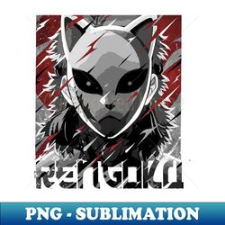 rengoku demon slayer - decorative sublimation png file - perfect for sublimation mastery