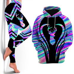 63cnvanmlds &8211 deer hunting hoodie  legging combo