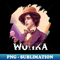 willy wonka - sublimation-ready png file - spice up your sublimation projects