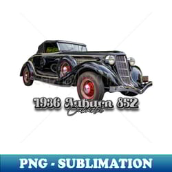 1936 auburn 852 cabriolet - png transparent sublimation file - revolutionize your designs
