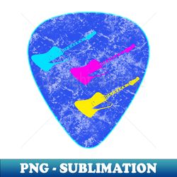 retro 80s guitars - signature sublimation png file - spice up your sublimation projects