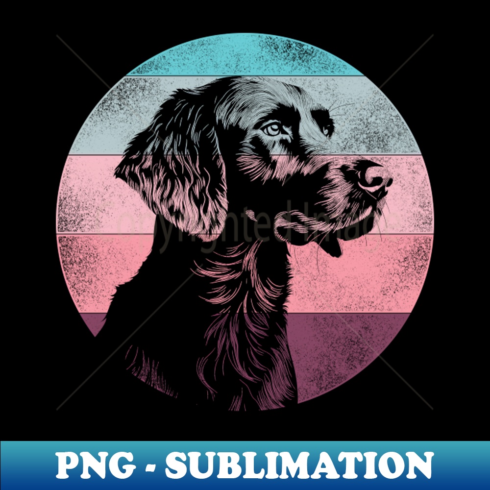 UJ-20231107-5978_Retro Style Vintage Design German Wirehaired Pointer Dog 1864.jpg