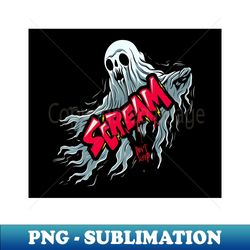 scream ghost face - png transparent digital download file for sublimation - add a festive touch to every day