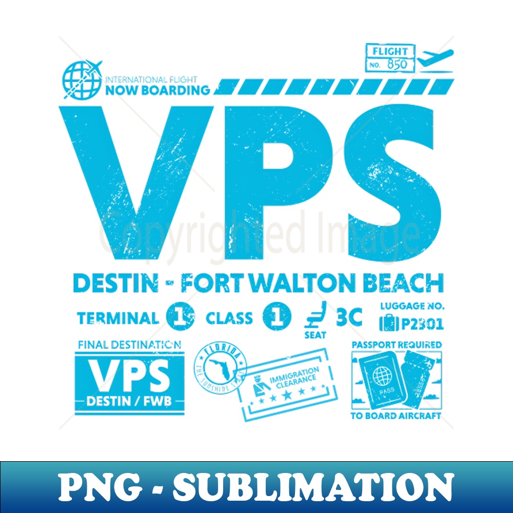 WG-20231107-11756_Vintage Destin Fort Walton Beach VPS Airport Code Travel Day Retro Travel Tag Florida 4095.jpg