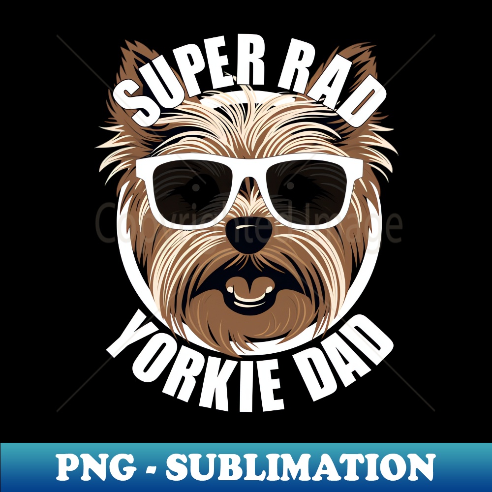 WU-20231107-13230_Yorkie Yorkshire Terrier Dog Dad Funny Mens Fathers Day 5959.jpg