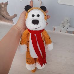 Hobbes stuffed tiger, Calvin and Hobbes, Toy tiger Hobbes, tiger stuffed animal