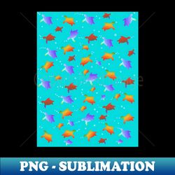 sea turtles under the sea - vintage sublimation png download - transform your sublimation creations