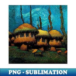 Starry Night in Kashyyyk - High-Quality PNG Sublimation Download - Stunning Sublimation Graphics