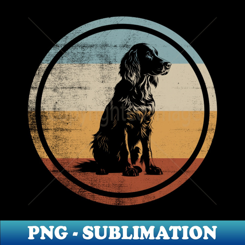 ZT-20231107-6069_Retro Style Vintage Design Welsh Springer Spaniel Dog 9446.jpg