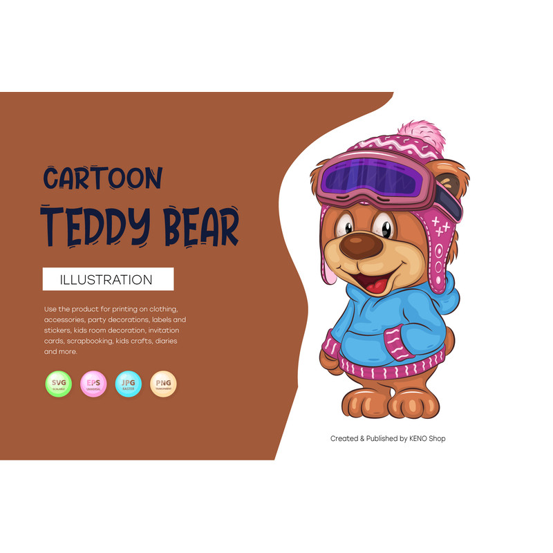 Cute Cartoon Teddy Bear_preview_01_1.jpg