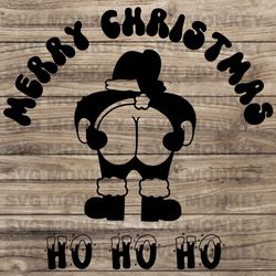 nasty santa sweatshirt, merry christmas hohoho ornaments svg, wishing you nothing butt a merry christmas SVG EPS DXF PNG