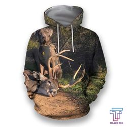 all over printed deer hunting h844b