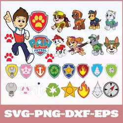 paw patrol bundle svg,png,dxf,paw patrol svg,png,dxf,disney svg,png,dxf