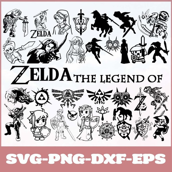 Zelda File Icon The Legend of Zelda bundle svg,png,dxf,The Legend of Zeldasv | Inspire ...