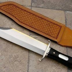 new custom handmade 5160 steel iron mistress bowie knife, micarta handle gifts for men, gift for hunters, boyfriend gift