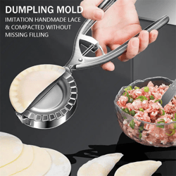 Kitchen Dumpling Mold Stainless Steel Dumpling, Pressing Home Baking Tool Skin