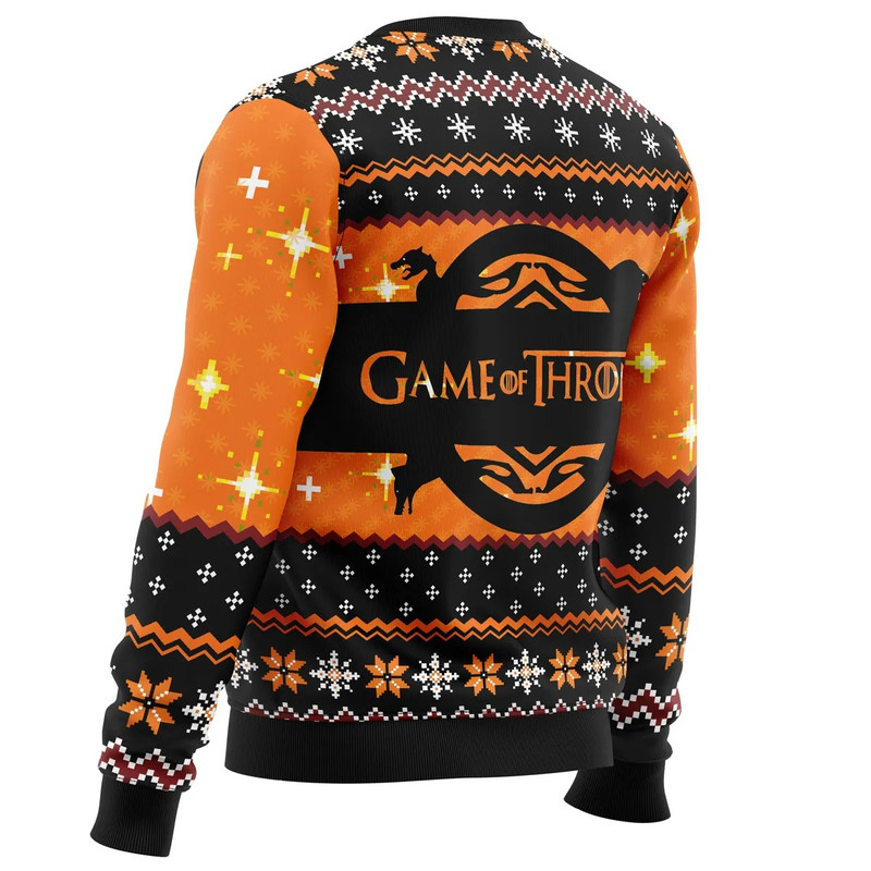 Game of Thrones House Martell All Over Print Ugly Hoodie Zip 3D Hoodie 3D Ugly Christmas Sweater 3D Fleece Hoodie