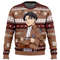 Levi Ackerman Attack on Titan All Over Print Ugly Hoodie Zip 3D Hoodie 3D Ugly Christmas Sweater 3D Fleece Hoodie