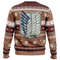 Levi Ackerman Attack on Titan All Over Print Ugly Hoodie Zip 3D Hoodie 3D Ugly Christmas Sweater 3D Fleece Hoodie