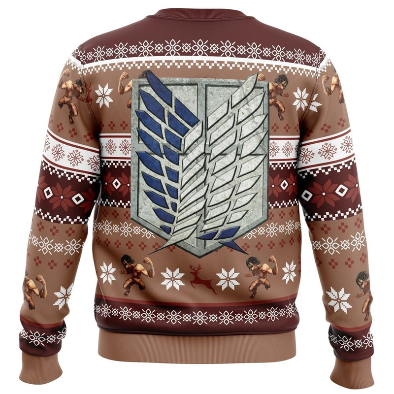 Levi Ackerman Attack on Titan All Over Print Ugly Hoodie Zip 3D Hoodie 3D Ugly Christmas Sweater 3D Fleece Hoodie