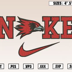 Nike x Southeast Missouri State Redhawks Embroidery Designs, NCAA Embroidery Design File Instant Download