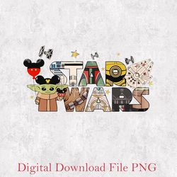 vintage disney star wars baby yoda png, disney mickey balloon png, baby yoda shirt, disneyworld png, disneyland trip png