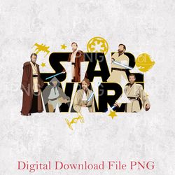 retro star wars png, vintage disney star wars png, vintage style star wars png, disneyworld png, disney family trip png