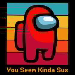 you seem kinda sus among us svg, trending svg, game svg