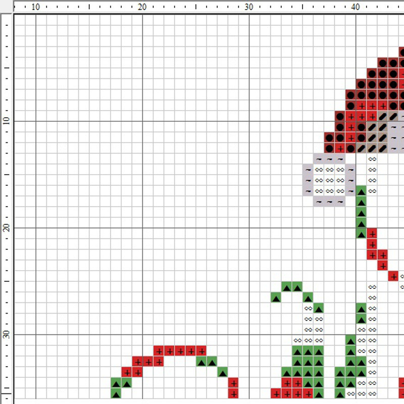 Christmas Cross Stitch Merry Christmas Lettering Cross Stitch Pattern Holly Christmas Cross Stitch Chart 1