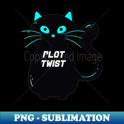 plot twist - elegant sublimation png download - perfect for personalization