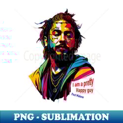 post malone wpap - exclusive png sublimation download - revolutionize your designs