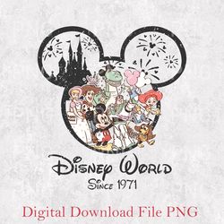 retro disneyworld est 1971 toy story png, toy story characters png, disneyworld png, disneyland png, disney pixar family