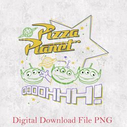 cute disney pixar alien pizza planet png, disney toy story pizza planet, disney pizza planet png, alien pizza planet png