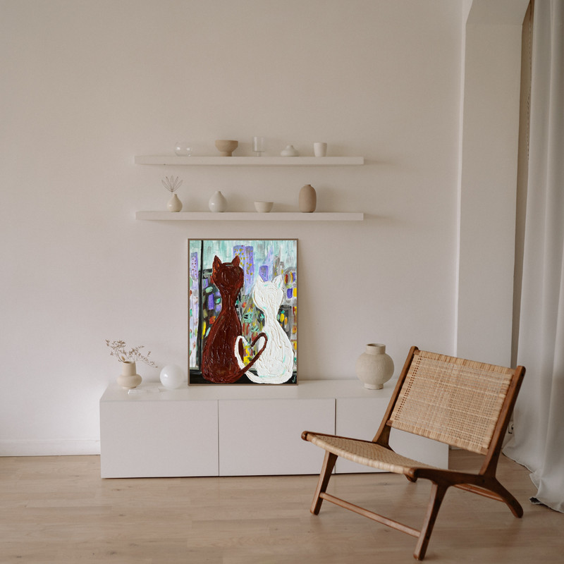 Boho Style Living Room Wall Art Photo Poster Frame Mockup Instagram Post.png