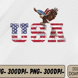 usa us american flag patriotic 4th of july bald eagle merica png, digital download