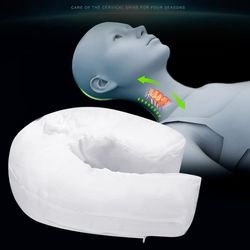 cotton pillow side sleeper pillows neck & back pillow hold neck spine protection cotton pillow health care