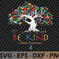 tree of life autism awareness month puzzle asd supporter svg, eps, png, dxf, digital download