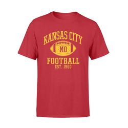 Kansas City Football | Vintage KC Missouri Chief T-Shirt &8211 Standard T-shirt