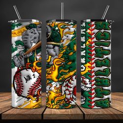 Oakland Athletics Tumbler Wrap, Mlb Logo, MLB Baseball Logo Png, MLB, MLB Sports 33
