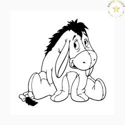eeyore donkey svg free, winnie pooh svg, free svg files disney, instant download, donkey svg, shirt design, winnie the p