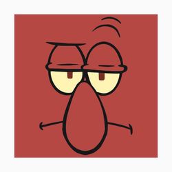 squidward face svg, trending svg, squidward svg, squidward face svg, spongebob squarepants svg, squidward pink svg, squi