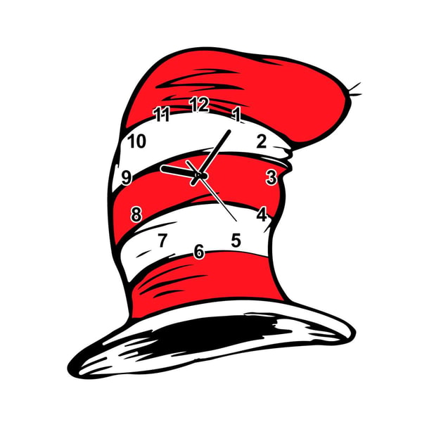 Seussian Clock Dr Seuss Clock Svg, Trending Svg, Dr Seuss Svg, Dr Seuss 202 | Inspire ...
