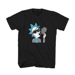 rick and morty dab rig cannabis marijuana stoner gift man&8217s t-shirt
