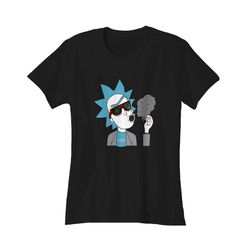 rick and morty dab rig cannabis marijuana stoner gift women&8217s t-shirt