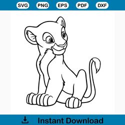 Nala svg free, the lion king svg, best disney svg files, instant download, cartoon svg, shirt design, lion king svg, out