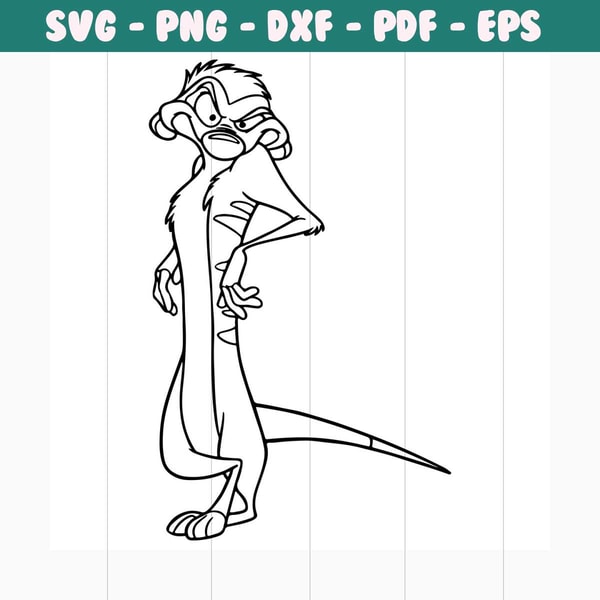 Timon svg free, lion king svg, disney svg, instant download, | Inspire ...